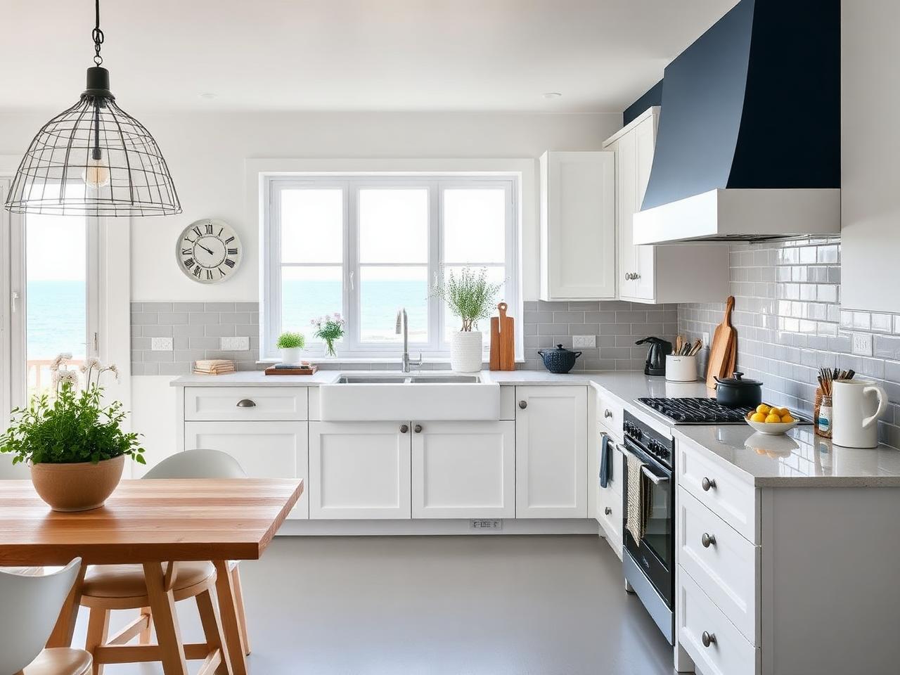 Extension cuisine ouverte vue mer