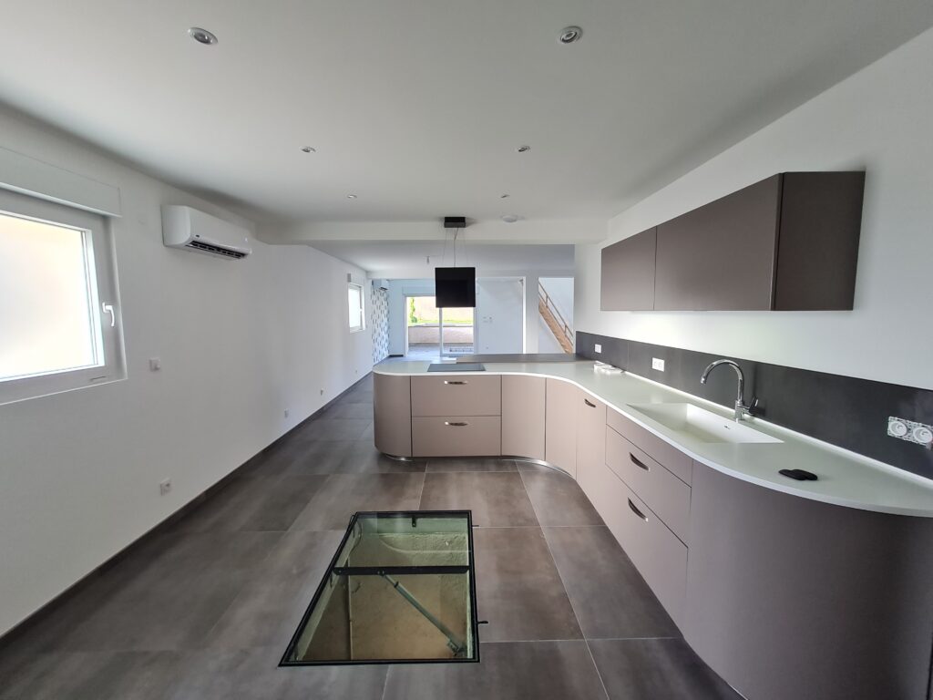 Extension contemporaine ossature bois